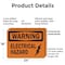 Signmission Electrical Hazard OSHA Warning Sign, Plastic, 24in W x 18in L, 2PK OS-2PACK-WS-P-1824-L-19660 - alternate 6